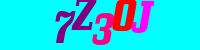 Blue Captcha Image