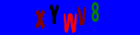 Blue Captcha Image