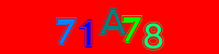 Blue Captcha Image