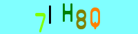 Blue Captcha Image