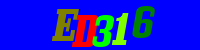 Blue Captcha Image