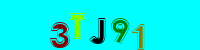 Blue Captcha Image