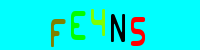 Blue Captcha Image