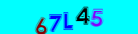 Blue Captcha Image