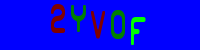 Blue Captcha Image
