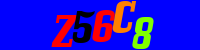 Blue Captcha Image