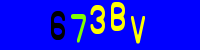 Blue Captcha Image