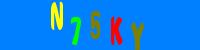 Blue Captcha Image