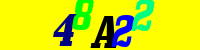 Blue Captcha Image