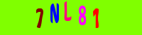 Blue Captcha Image
