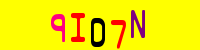 Blue Captcha Image