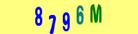 Blue Captcha Image