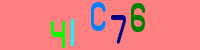 Blue Captcha Image