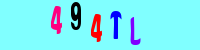Blue Captcha Image