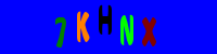 Blue Captcha Image
