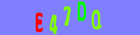 Blue Captcha Image