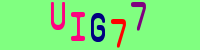 Blue Captcha Image