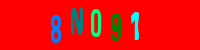 Blue Captcha Image
