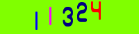 Blue Captcha Image