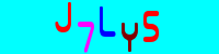 Blue Captcha Image