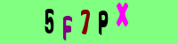 Blue Captcha Image