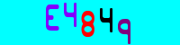 Blue Captcha Image