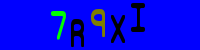 Blue Captcha Image