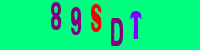 Blue Captcha Image