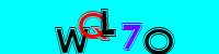 Blue Captcha Image