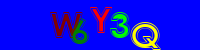 Blue Captcha Image