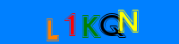 Blue Captcha Image