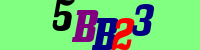 Blue Captcha Image
