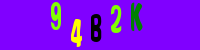Blue Captcha Image