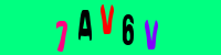 Blue Captcha Image