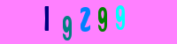 Blue Captcha Image