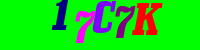 Blue Captcha Image