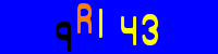 Blue Captcha Image