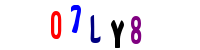 Blue Captcha Image