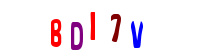 Blue Captcha Image