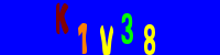 Blue Captcha Image