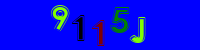 Blue Captcha Image