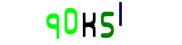 Blue Captcha Image