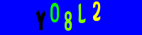 Blue Captcha Image