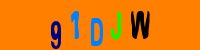 Blue Captcha Image