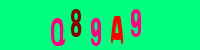 Blue Captcha Image