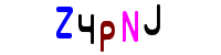 Blue Captcha Image