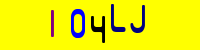 Blue Captcha Image