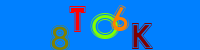 Blue Captcha Image