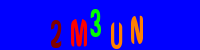Blue Captcha Image
