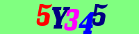 Blue Captcha Image
